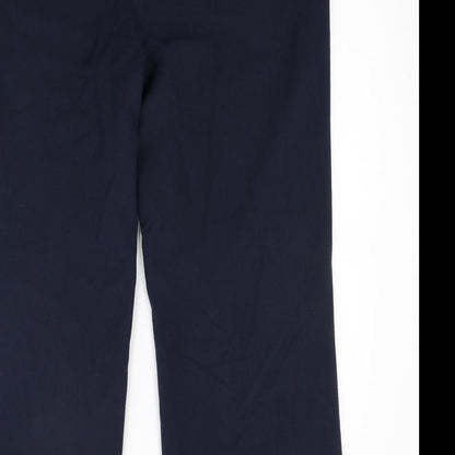 Womens UK Size 14 Slimma Regular Fit  Blue Trousers