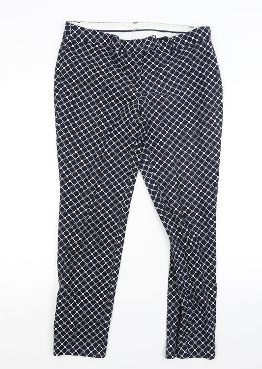 Dalia Womens Blue   Trousers  Size 12 L25 in