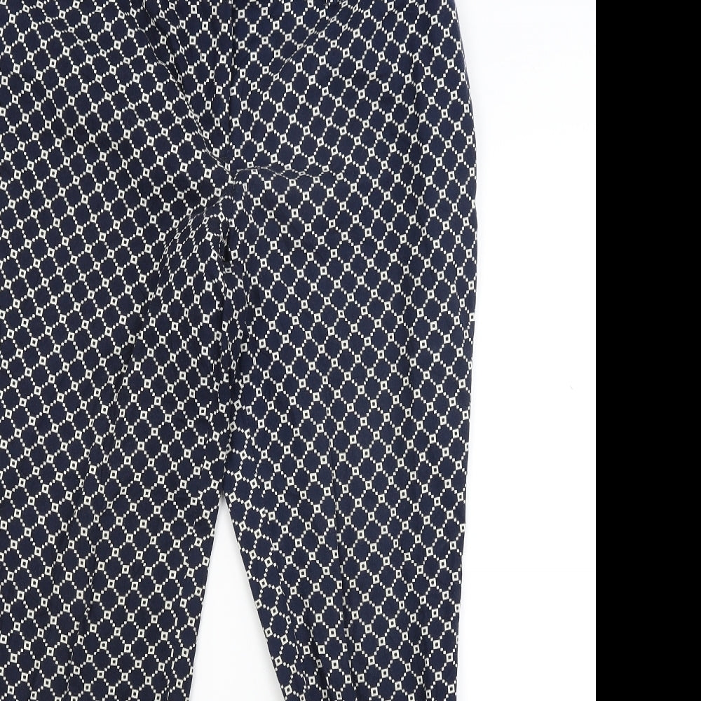 Dalia Womens Blue   Trousers  Size 12 L25 in