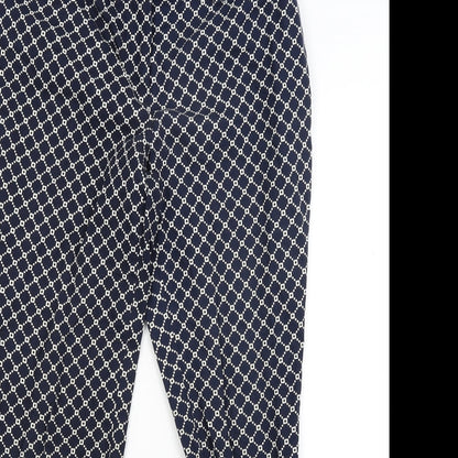 Dalia Womens Blue   Trousers  Size 12 L25 in