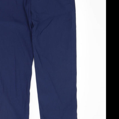 Peace Womens Blue   Trousers  Size 14 L28 in