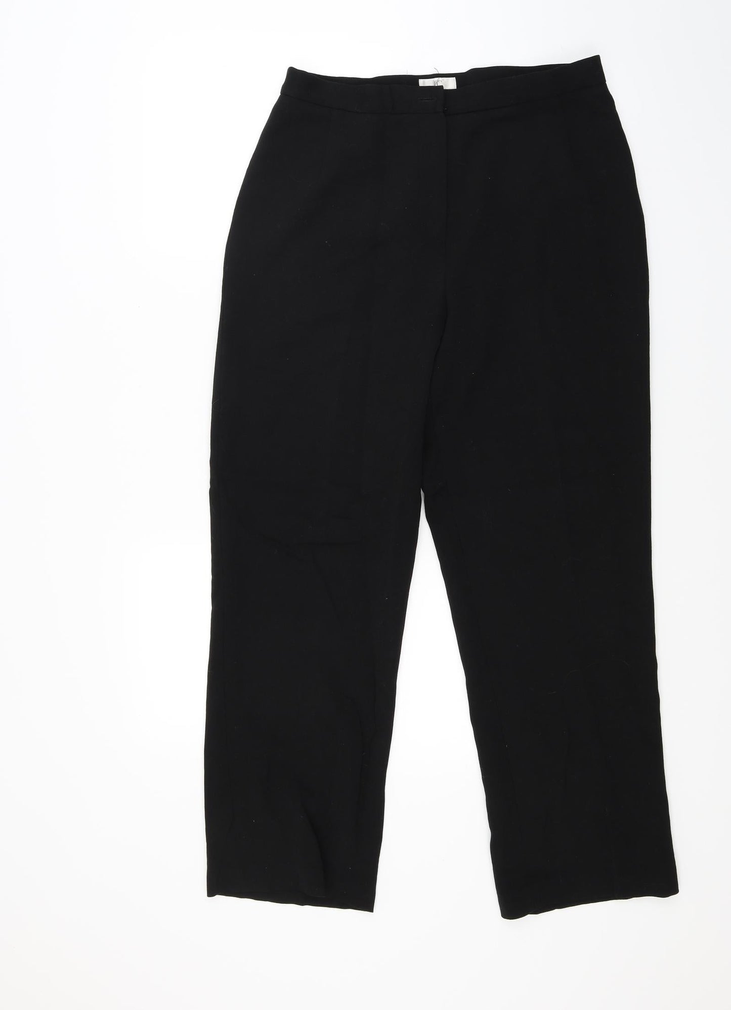 CC Womens Black   Trousers  Size 12 L27 in