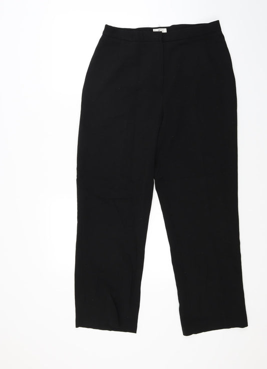 CC Womens Black   Trousers  Size 12 L27 in