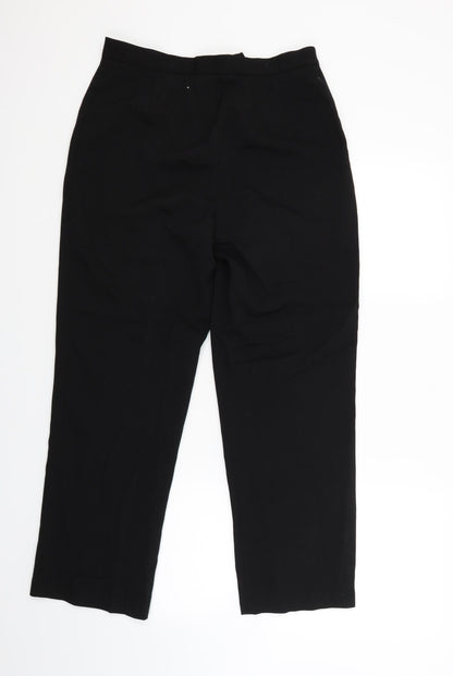CC Womens Black   Trousers  Size 12 L27 in