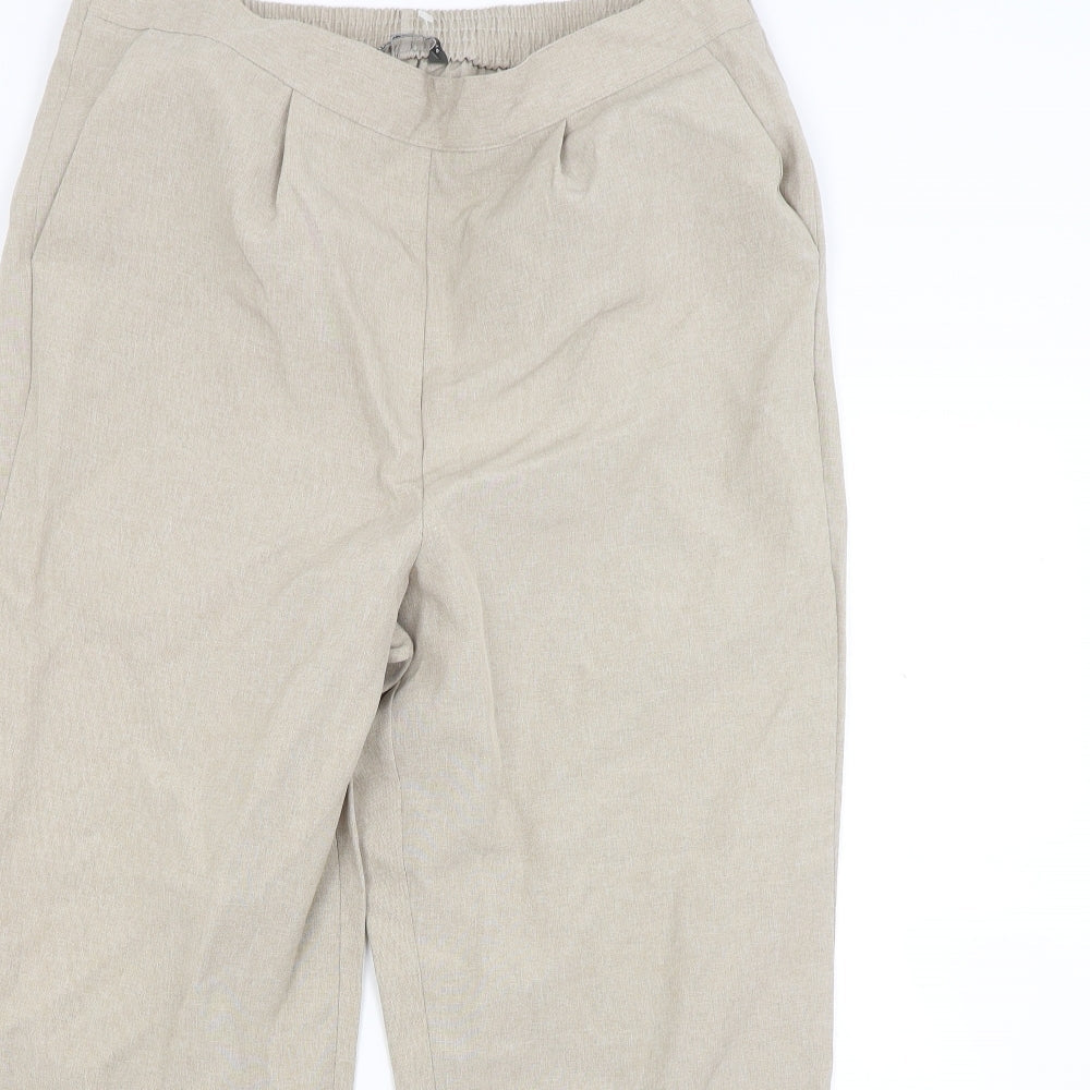 Womens UK Size 16 Bonmarché Regular Fit  Beige Trousers