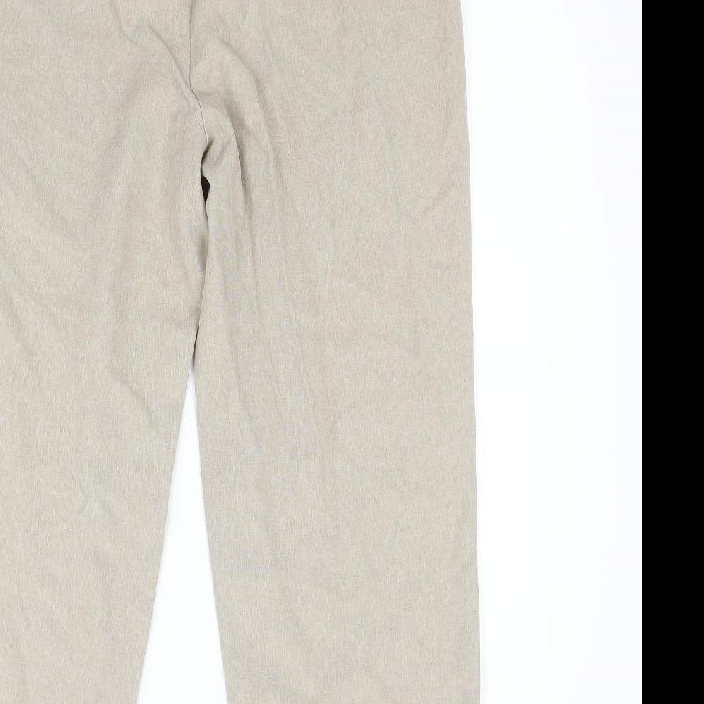 Womens UK Size 16 Bonmarché Regular Fit  Beige Trousers