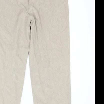 Womens UK Size 16 Bonmarché Regular Fit  Beige Trousers