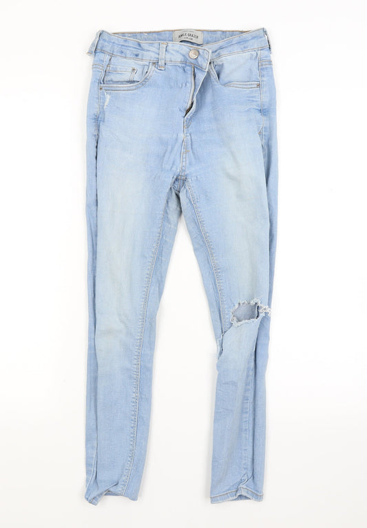 New Look Womens Blue  Denim Skinny Jeans Size 10 L27 in