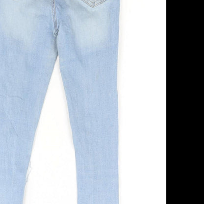 New Look Womens Blue  Denim Skinny Jeans Size 10 L27 in