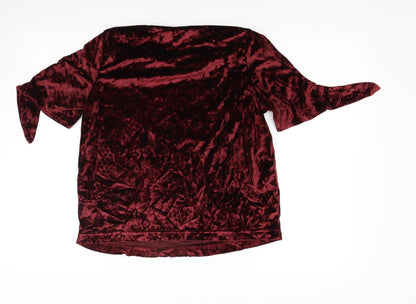 Primark Womens Red   Basic T-Shirt Size 12