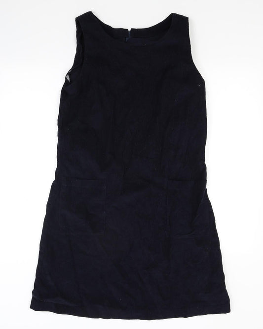 Preworn Womens Blue  Corduroy A-Line  Size M