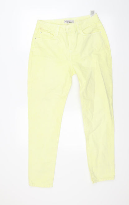 Womens UK Size 10 Marks and Spencer Regular Fit Skinny Yellow Jeans