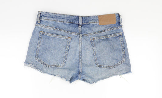 Divided Womens Blue  Denim Cut-Off Shorts Size 10