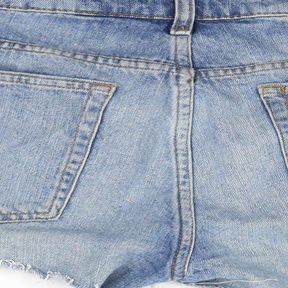 Womens UK Size 10 Divided Regular Fit Cut-Off Shorts