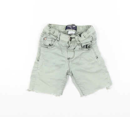 NEXT Boys Green  Denim Chino Shorts Size 2-3 Years