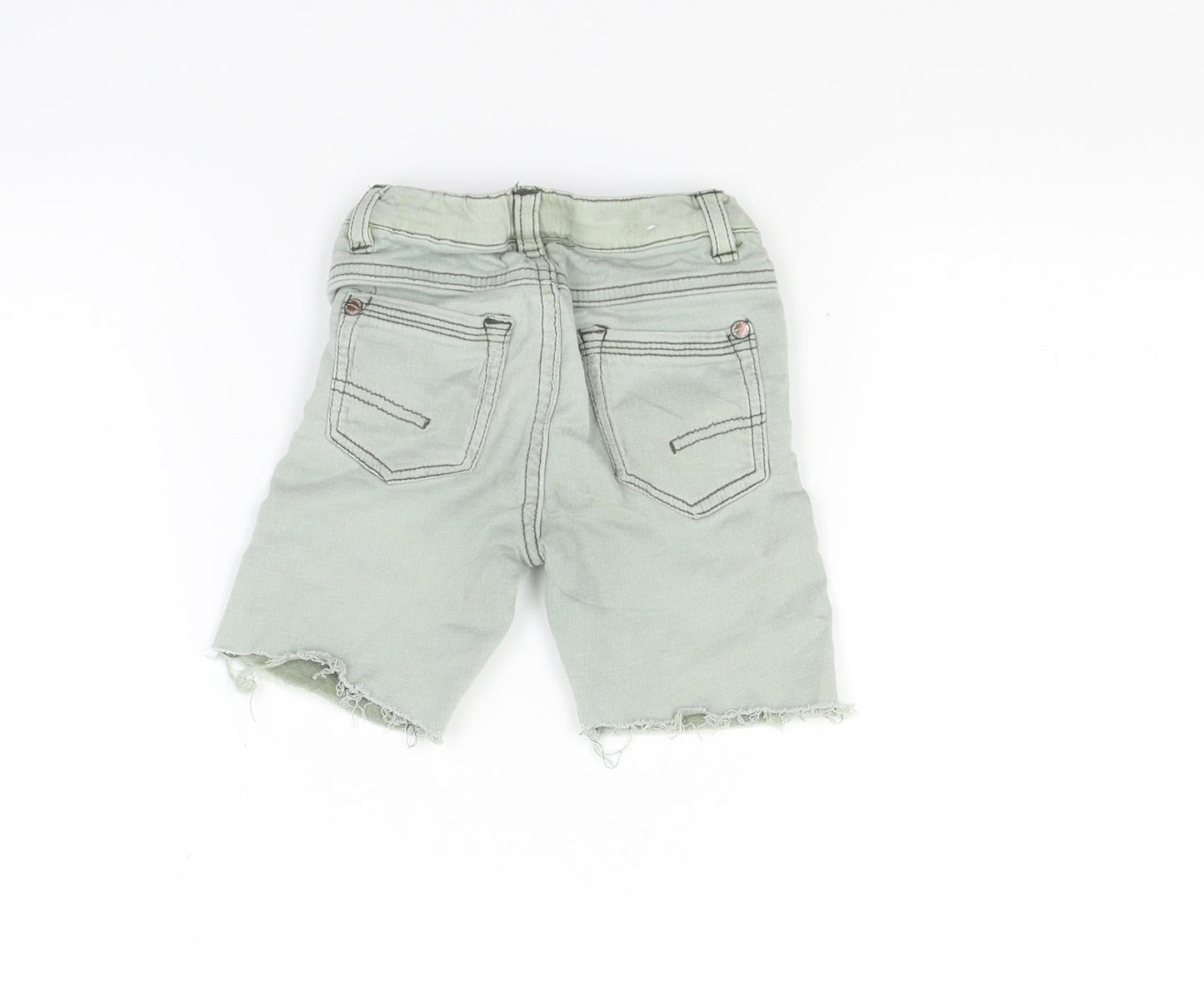 NEXT Boys Green  Denim Chino Shorts Size 2-3 Years