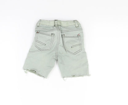 NEXT Boys Green  Denim Chino Shorts Size 2-3 Years