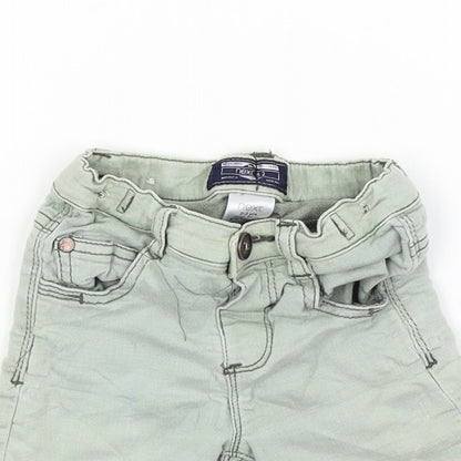 NEXT Boys Green  Denim Chino Shorts Size 2-3 Years