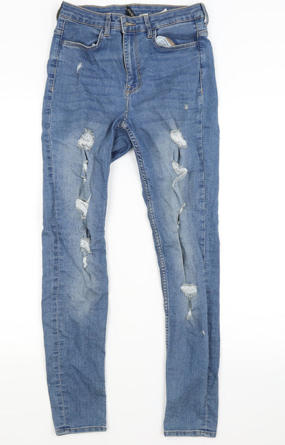 Womens UK Size 10 Divided Regular Fit Skinny Blue Jeans