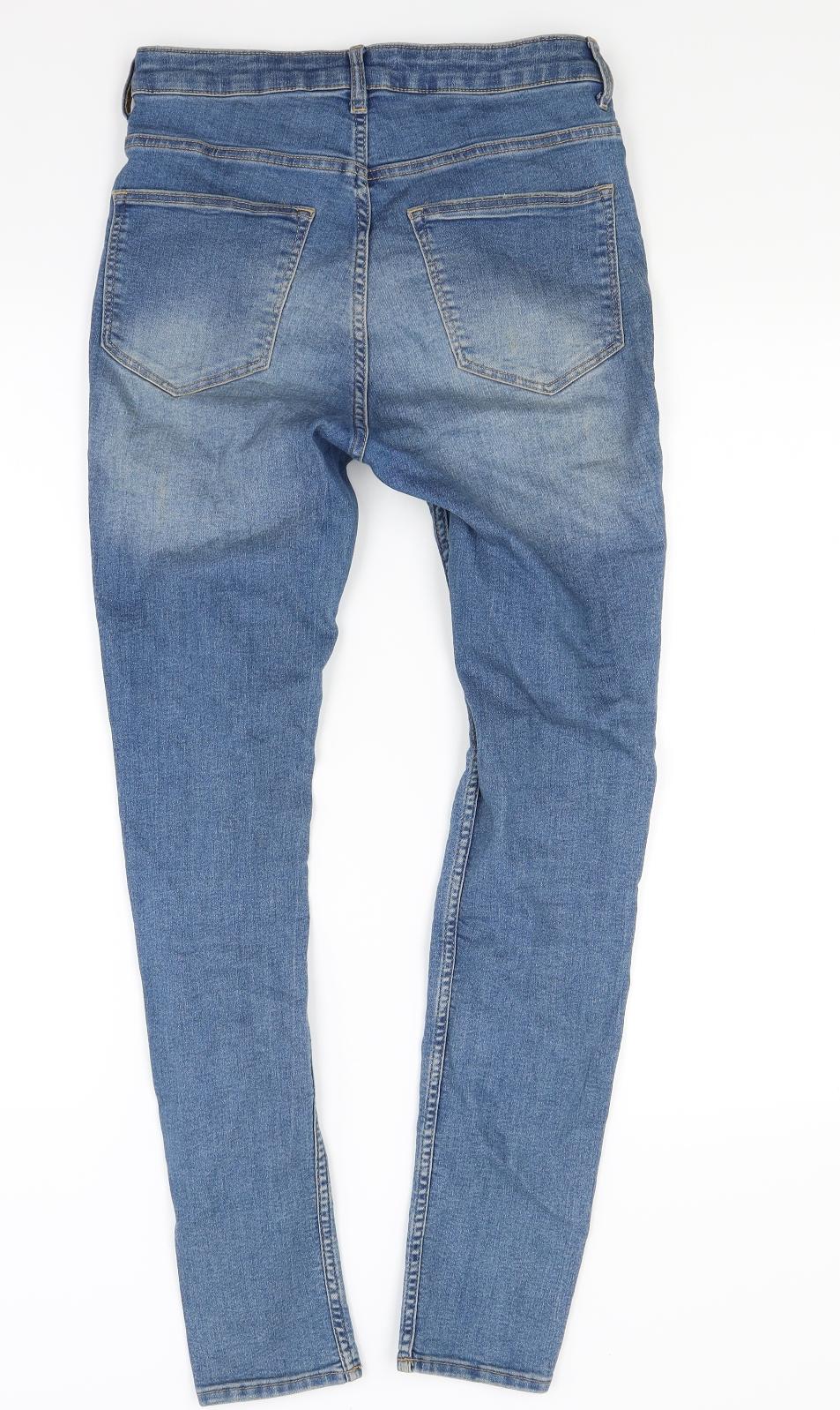 Womens UK Size 10 Divided Regular Fit Skinny Blue Jeans