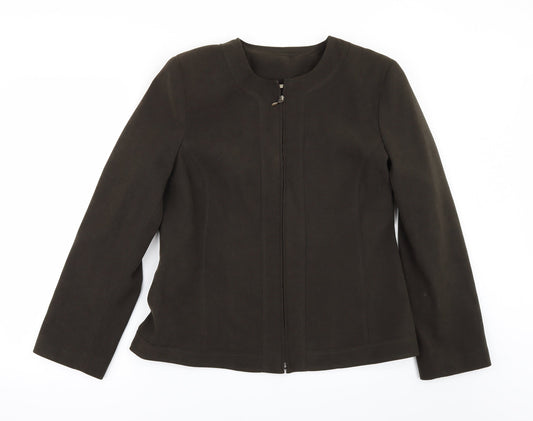 Womens UK Size 14 Berkertex Green Jacket