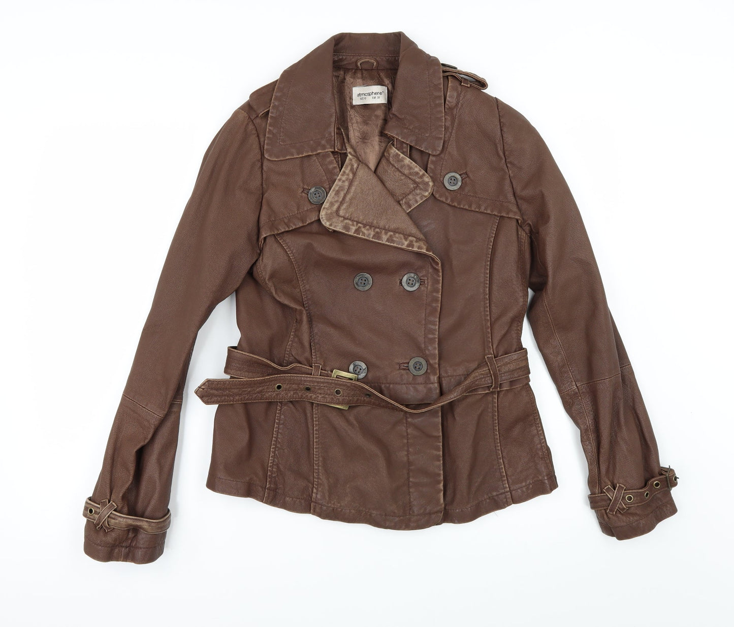 Primark Womens Brown   Jacket  Size 10  - DISTRESSED