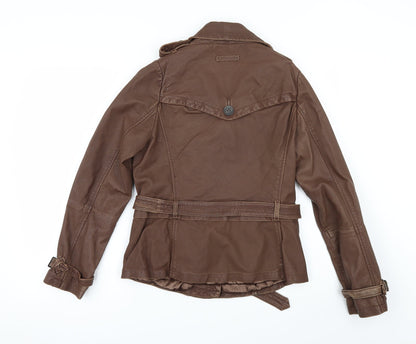 Primark Womens Brown   Jacket  Size 10  - DISTRESSED