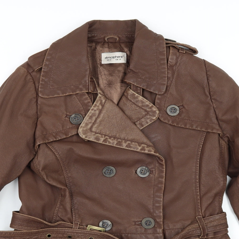 Primark Womens Brown   Jacket  Size 10  - DISTRESSED