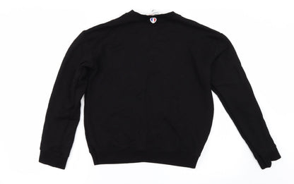 La Petite Francaise Womens Black   Pullover Sweatshirt Size M  - rever
