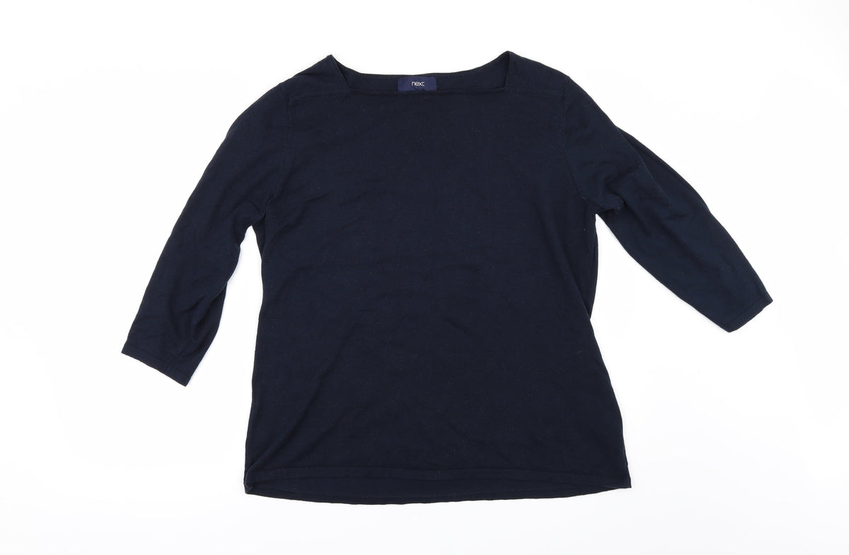 Next Womens Blue   Pullover Jumper Size 18