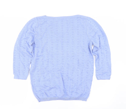 George Womens Blue   Pullover Jumper Size 10