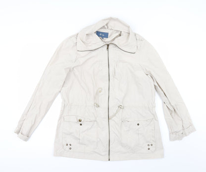 E-vie Womens Beige   Jacket  Size 12