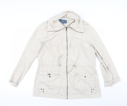 E-vie Womens Beige   Jacket  Size 12