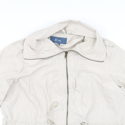 E-vie Womens Beige   Jacket  Size 12