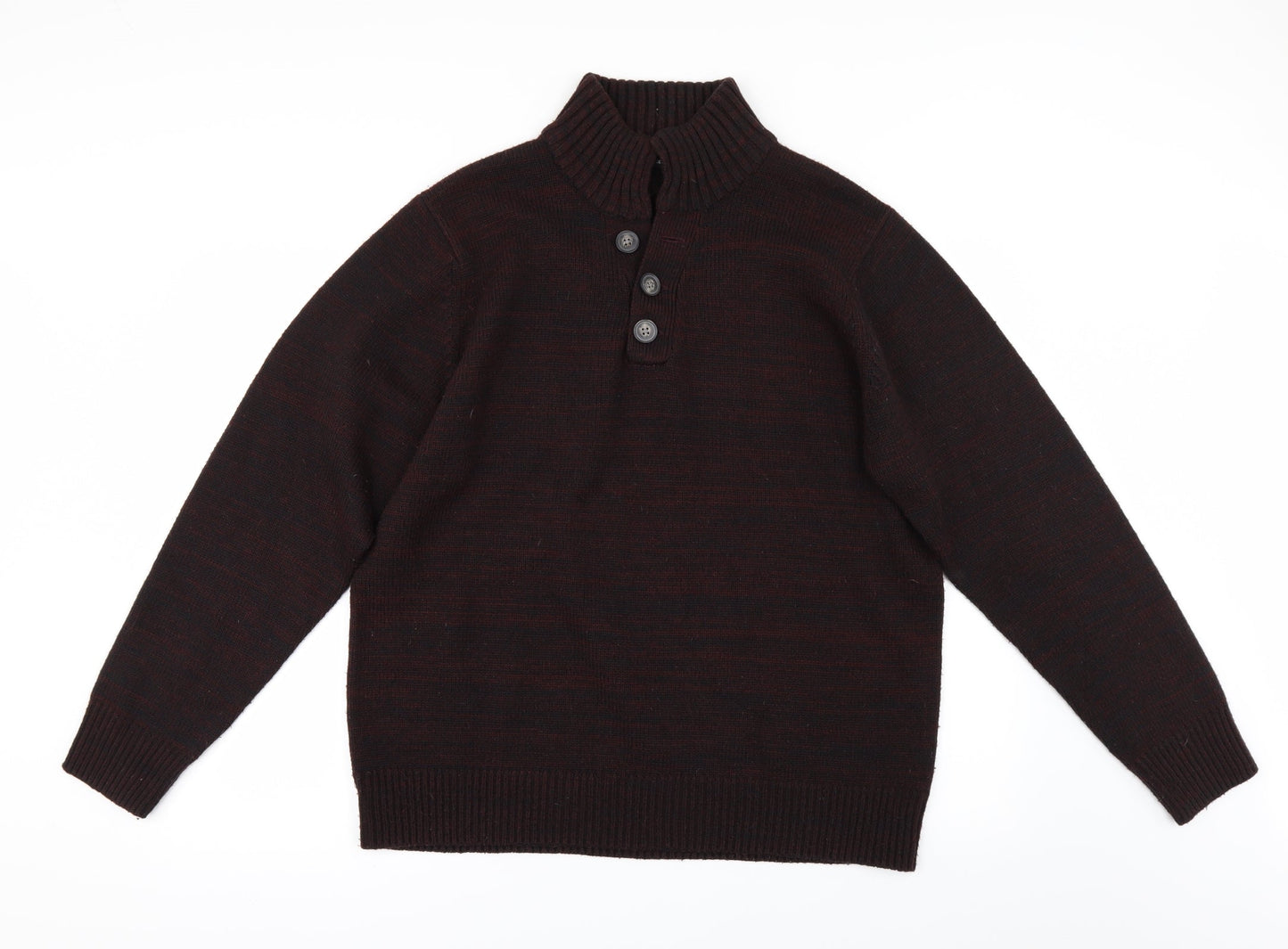 George Mens Red   Pullover Jumper Size L