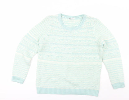BHS Womens Green   Pullover Jumper Size 18