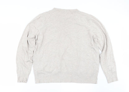 Marks and Spencer Womens Beige   Cape Jumper Size 20
