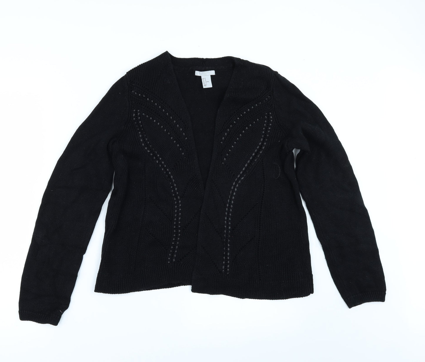 H&M Womens Black   Cardigan Jumper Size M