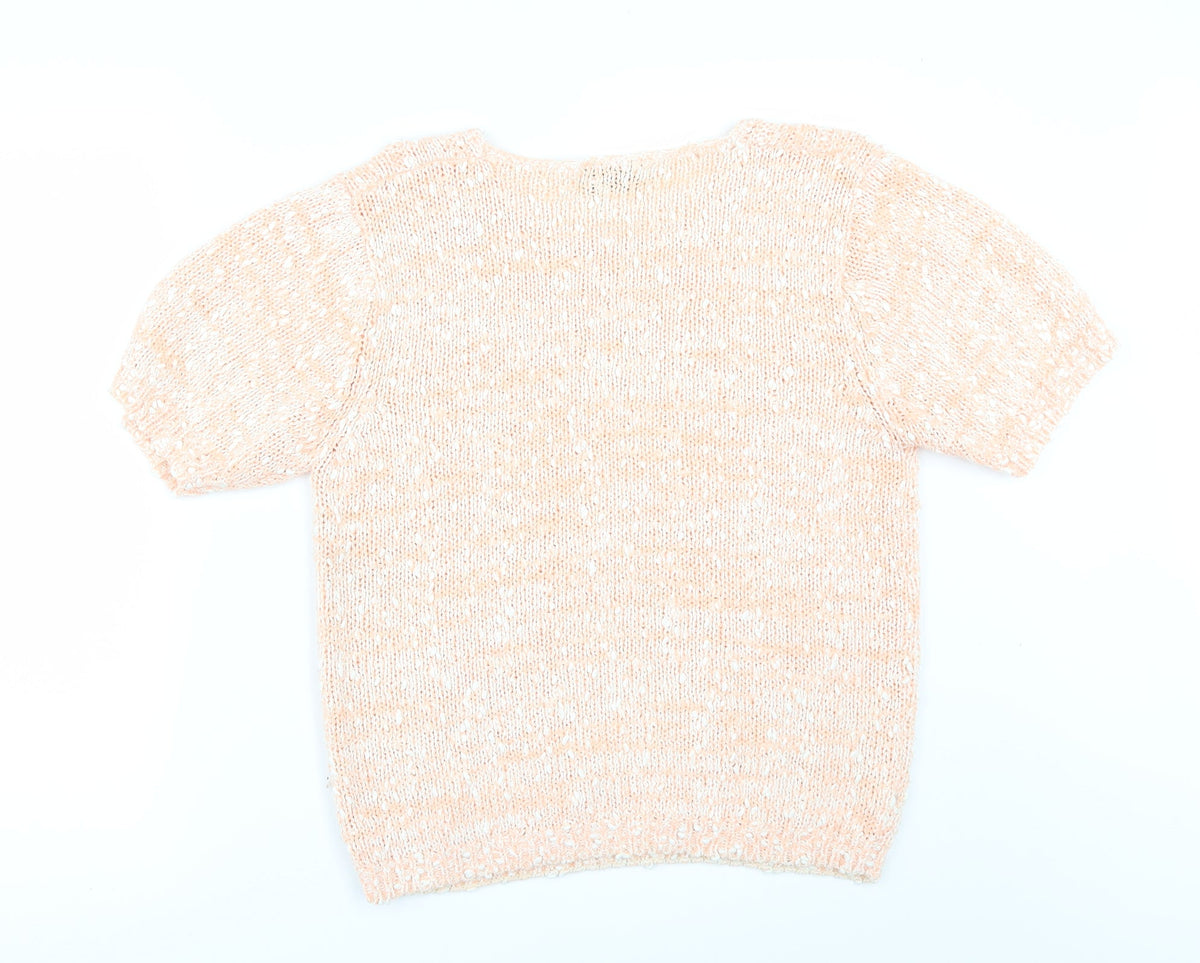 Debenhams Womens Orange   Pullover Jumper Size M