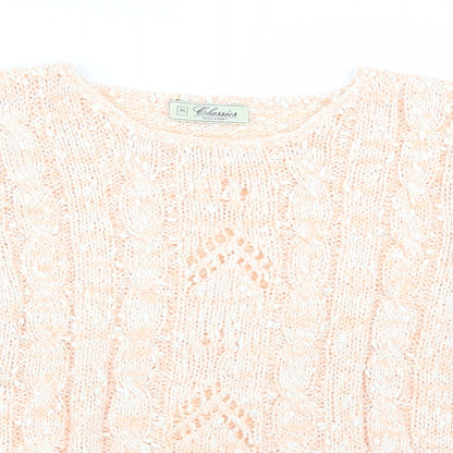 Debenhams Womens Orange   Pullover Jumper Size M