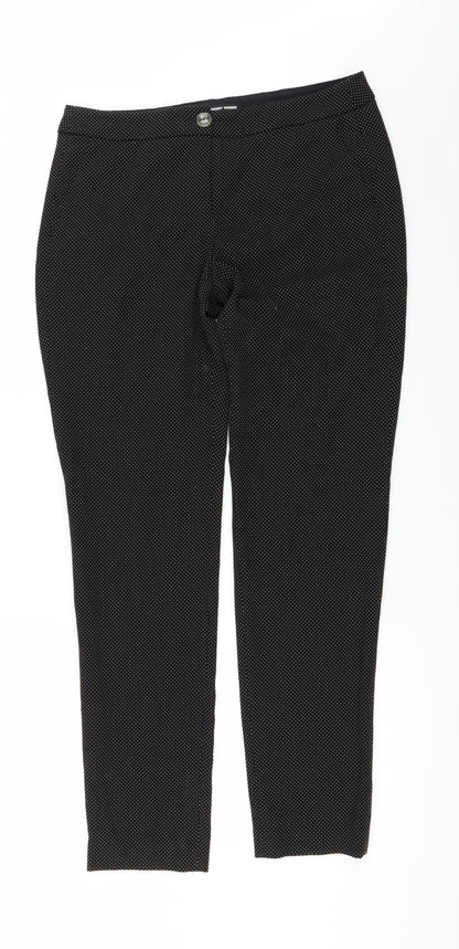 Gerry Weber Womens Black Polka Dot  Trousers  Size 32 L32 in