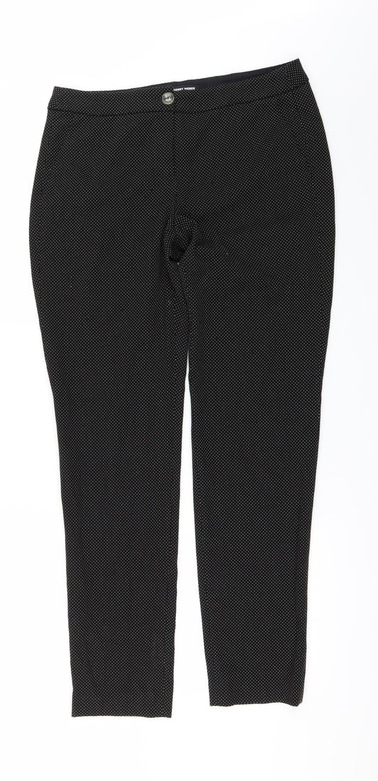 Gerry Weber Womens Black Polka Dot  Trousers  Size 32 L32 in