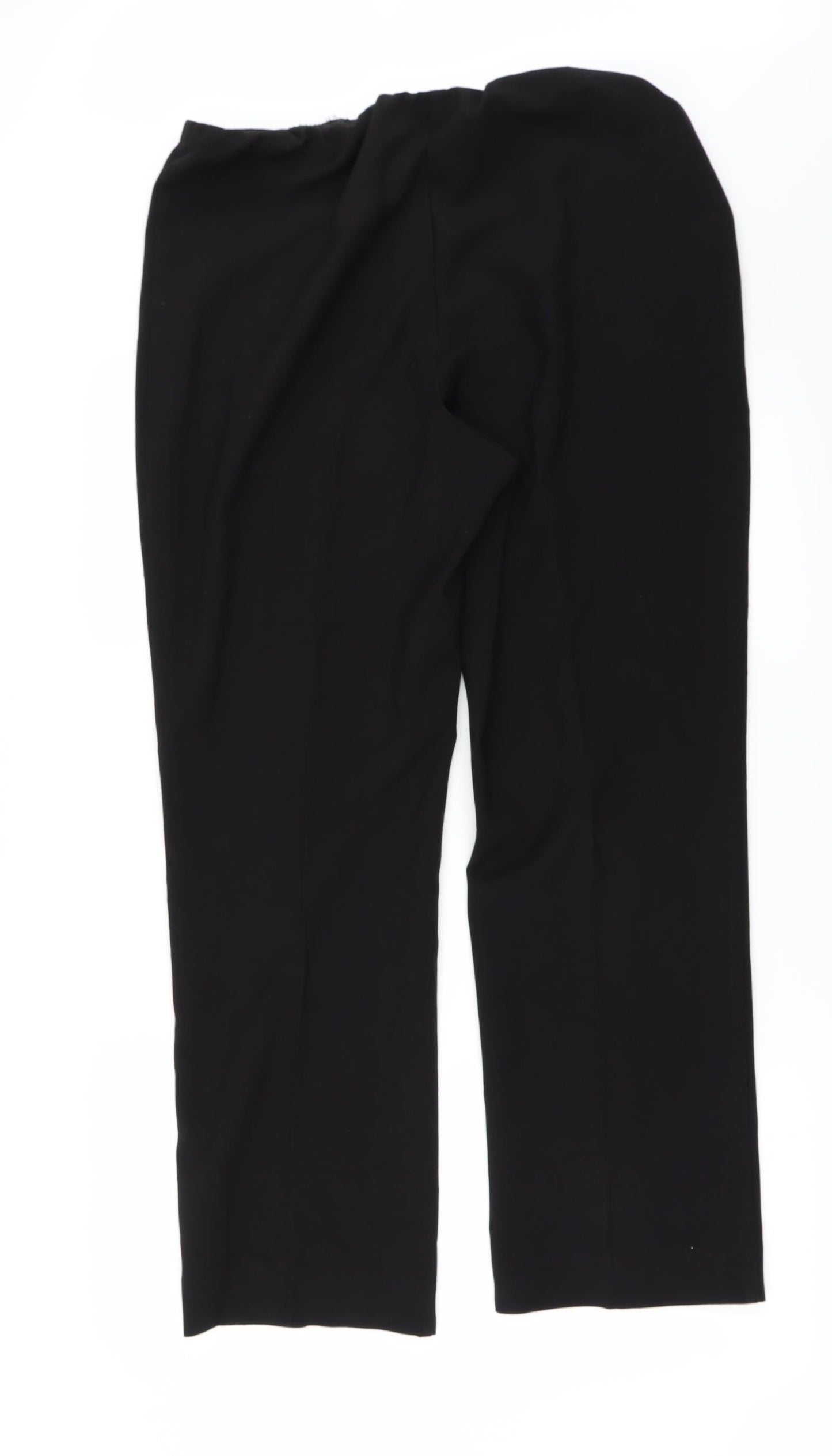Womens UK Size 14 BM Regular Fit  Black Trousers