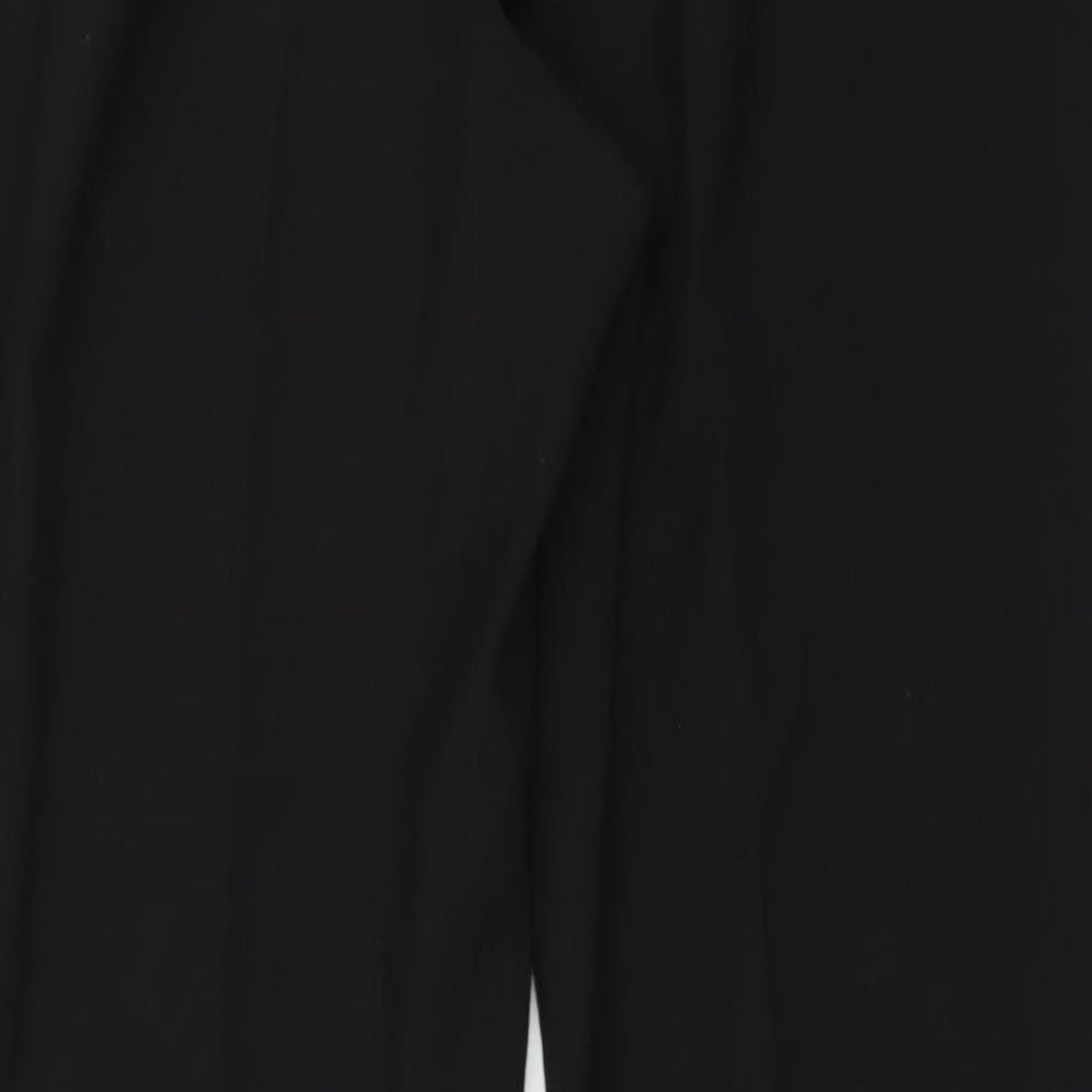 Womens UK Size 14 BM Regular Fit  Black Trousers