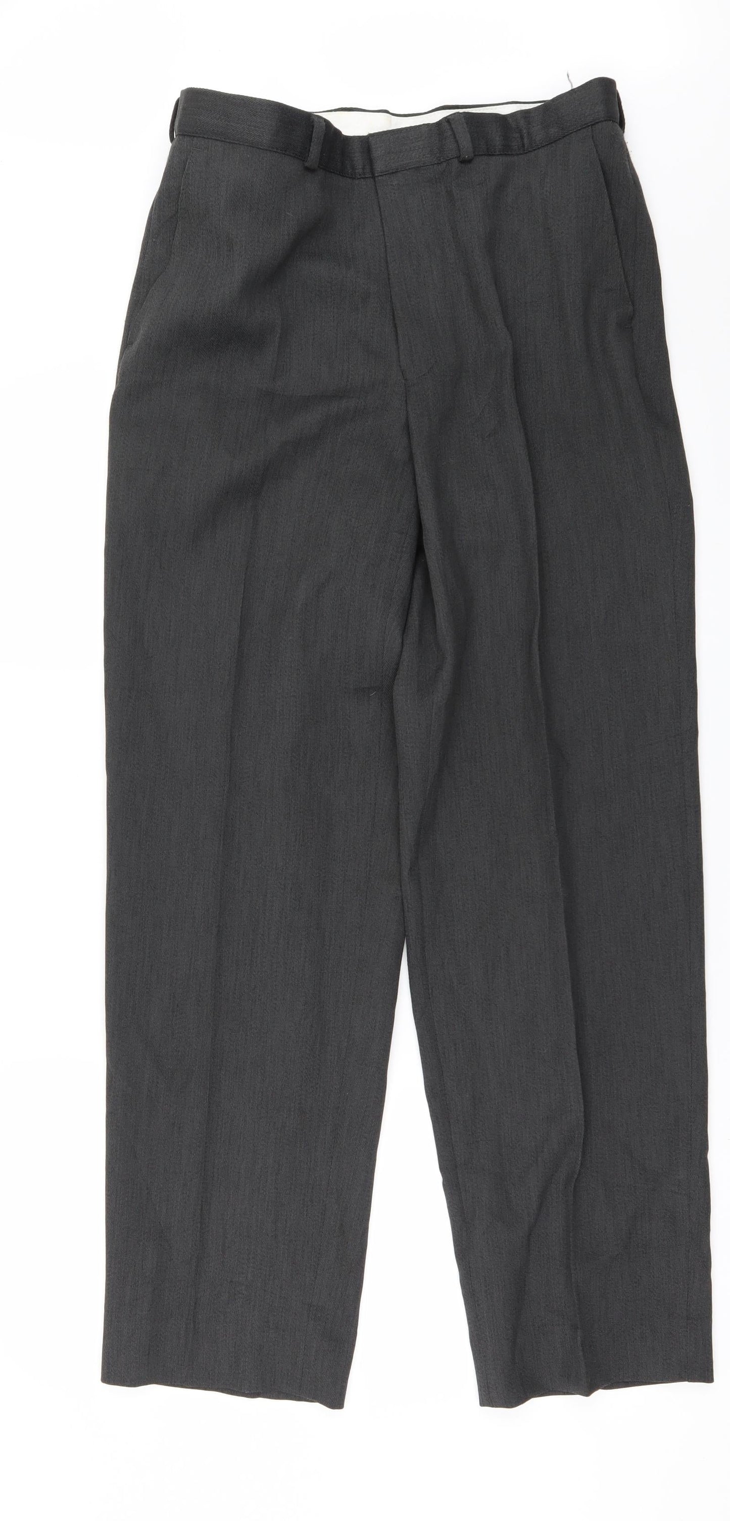 Marks and Spencer Mens Grey   Trousers  Size 32 in L31 in