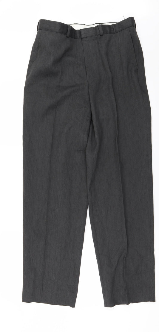 Marks and Spencer Mens Grey   Trousers  Size 32 in L31 in