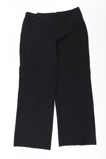 George Womens Black   Trousers  Size 14 L31 in