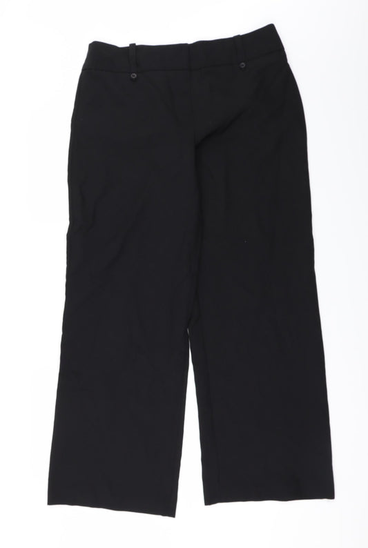 George Womens Black   Trousers  Size 14 L31 in
