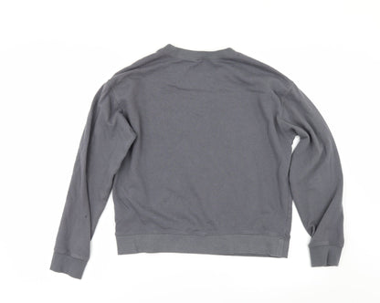 Womens UK Size M Divided by H&M Grey Pullover Sweatshirt