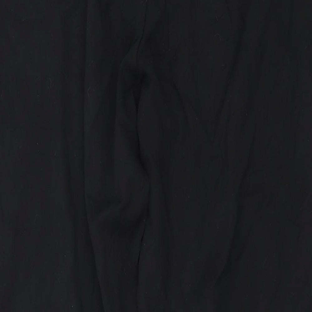 Marks and Spencer Mens Black   Trousers  Size 16 L29 in